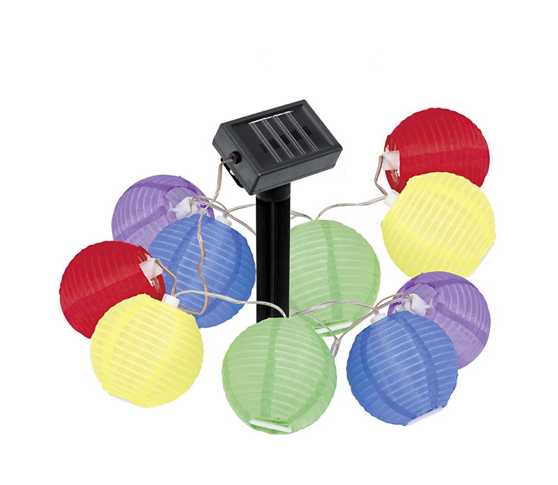 Eglo EGLO 47339 - Solárne záhradné svietidlo balónky 10xLED/0,075W 