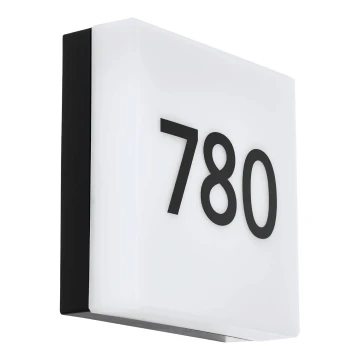 Eglo 79547 - LED Domové číslo so senzorom PAVIGLIANA LED/8,2W/230V IP44