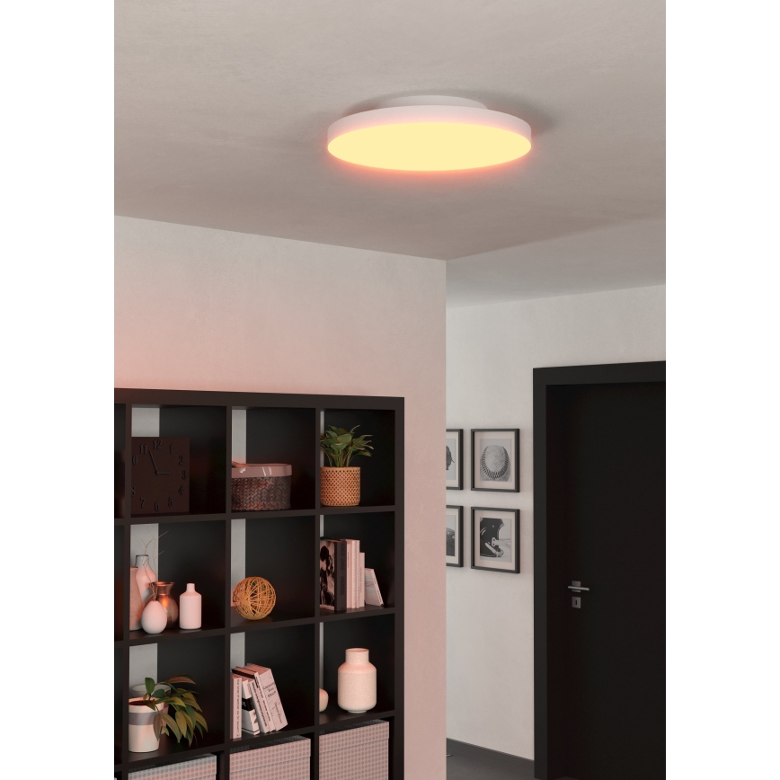 Eglo - LED RGBW Stmievateľné stropné svietidlo LED/22,4W/230V ZigBee