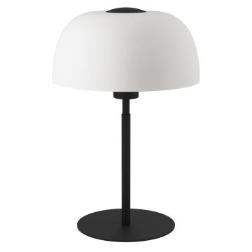 Eglo - Stolná lampa 1xE27/40W/230V čierna/biela
