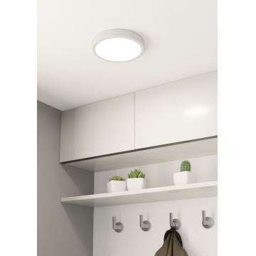 Eglo - LED Kúpeľňové stropné svietidlo LED/17W/230V biela IP44