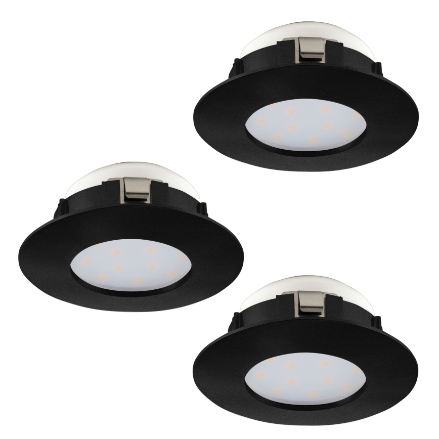 Eglo - SADA 3x LED Kúpeľňové podhľadové svietidlo PINEDA LED/4,9W/230V IP44