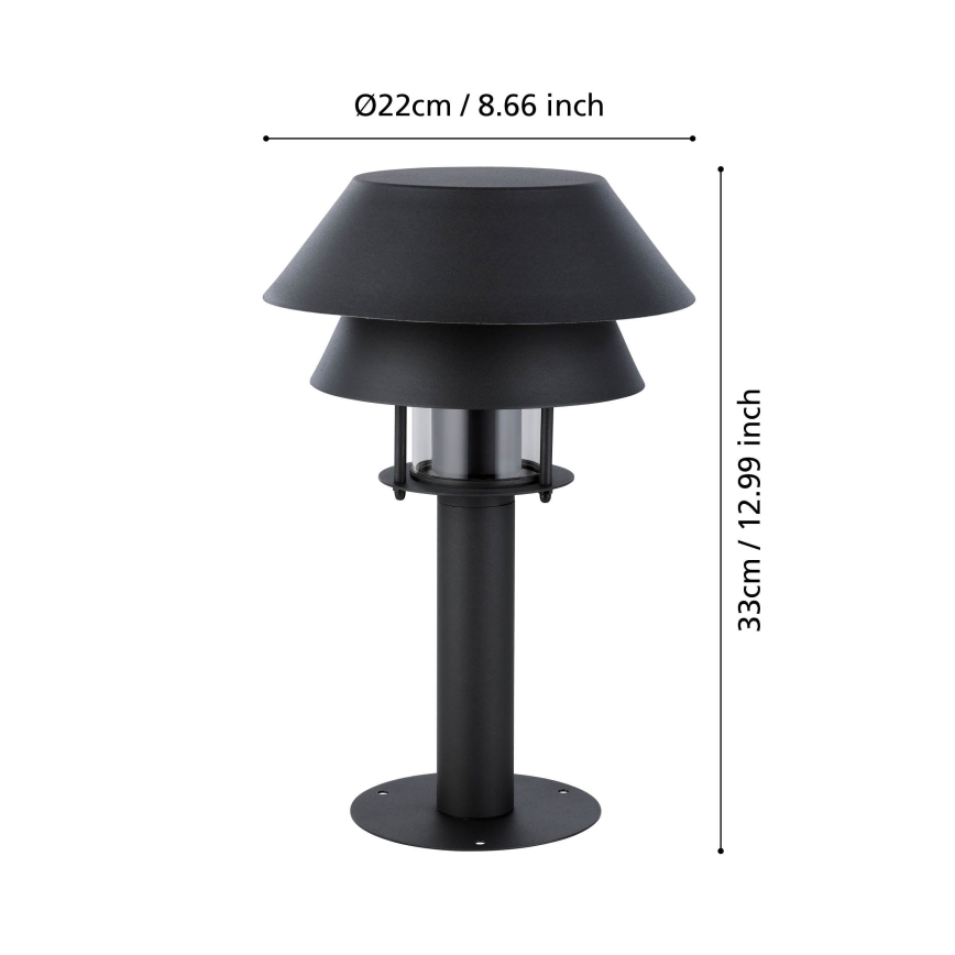 Eglo - Vonkajšia lampa 1xE27/40W/230V 33 cm IP65