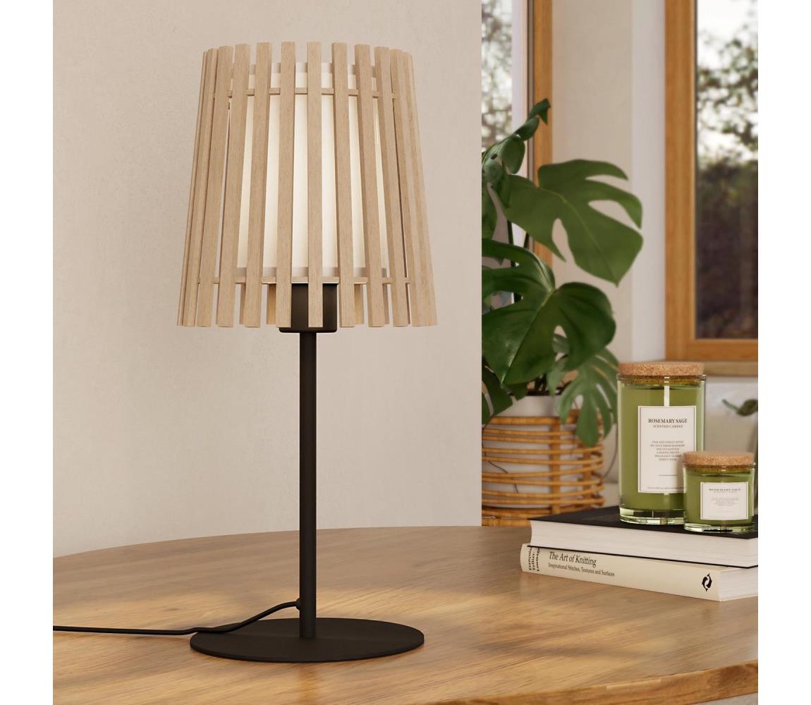 Eglo Eglo 900904 - Stolná lampa FATTORIA 1xE27/25W/230V 