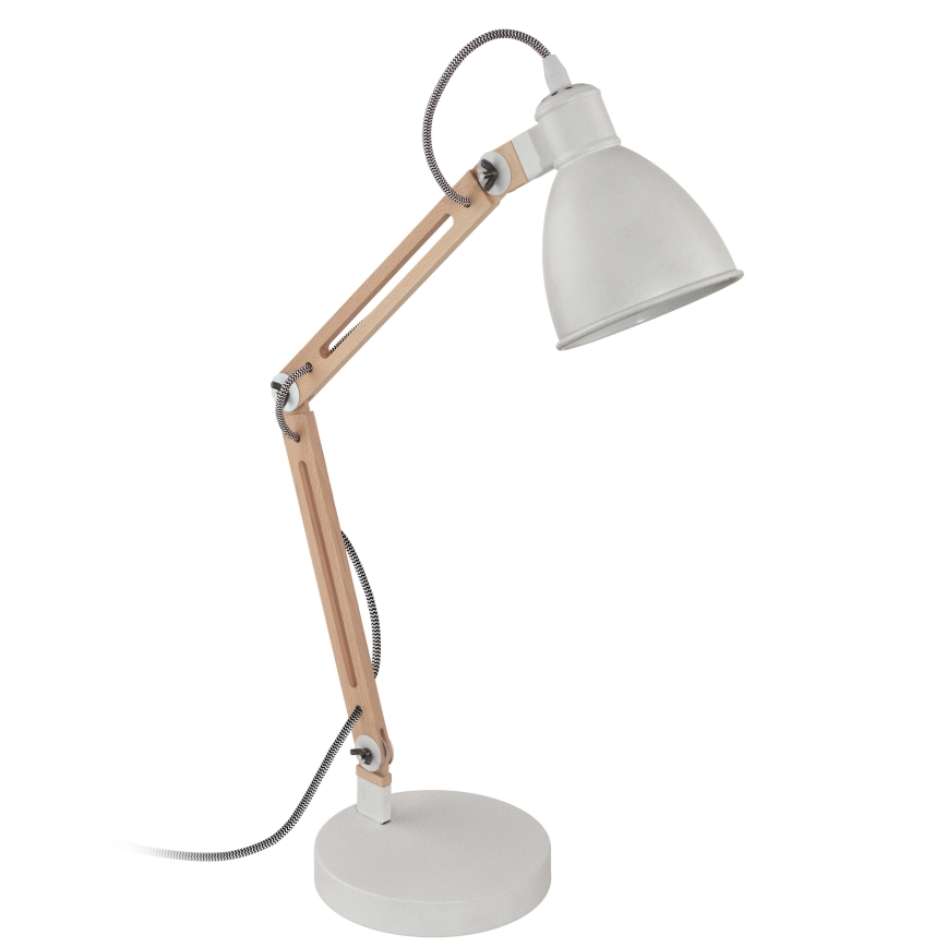 Eglo - Stolná lampa 1xE14/28W/230V biela - FSC certifikované