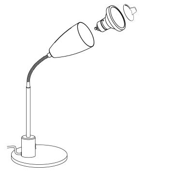 Eglo - Stolná lampa 1xGU10/3W/230V