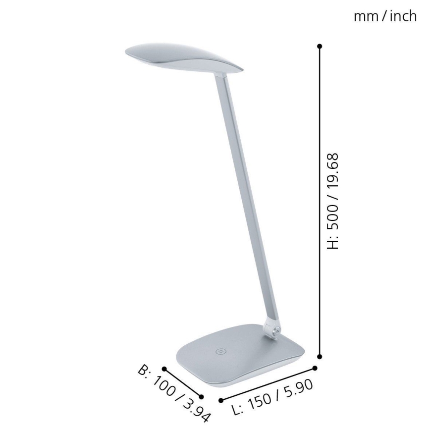 Eglo - LED stolna lampa 1xLED/4,5W/USB