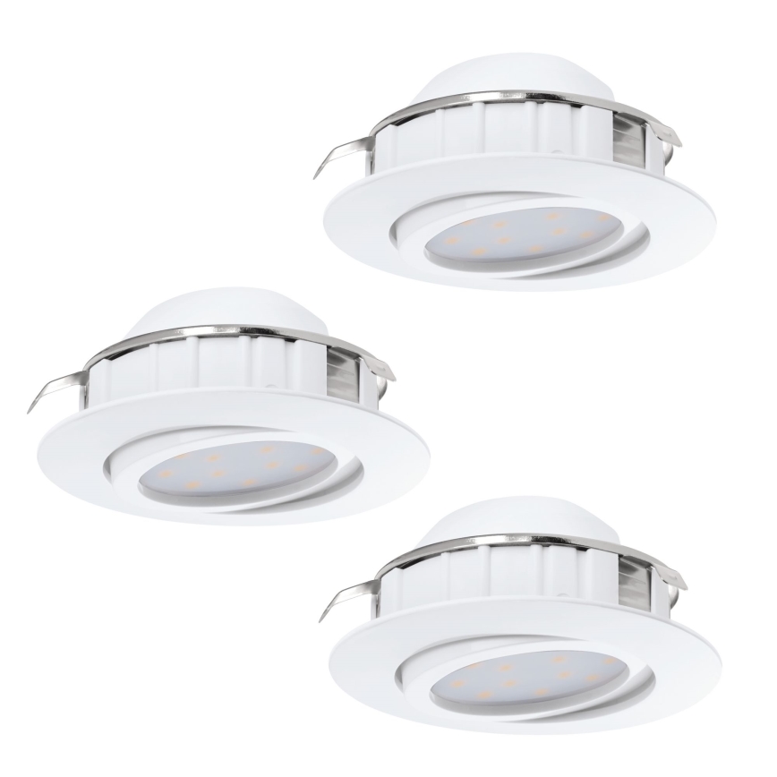 Eglo - SADA 3x LED podhľadové svietidlo PINEDA 1xLED/4,9W/230V