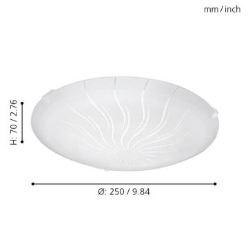 Eglo - LED stropné svietidlo LED/11W/230V