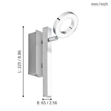 Eglo - Bodové svietidlo LED/3,2W + LED/2,2/230V