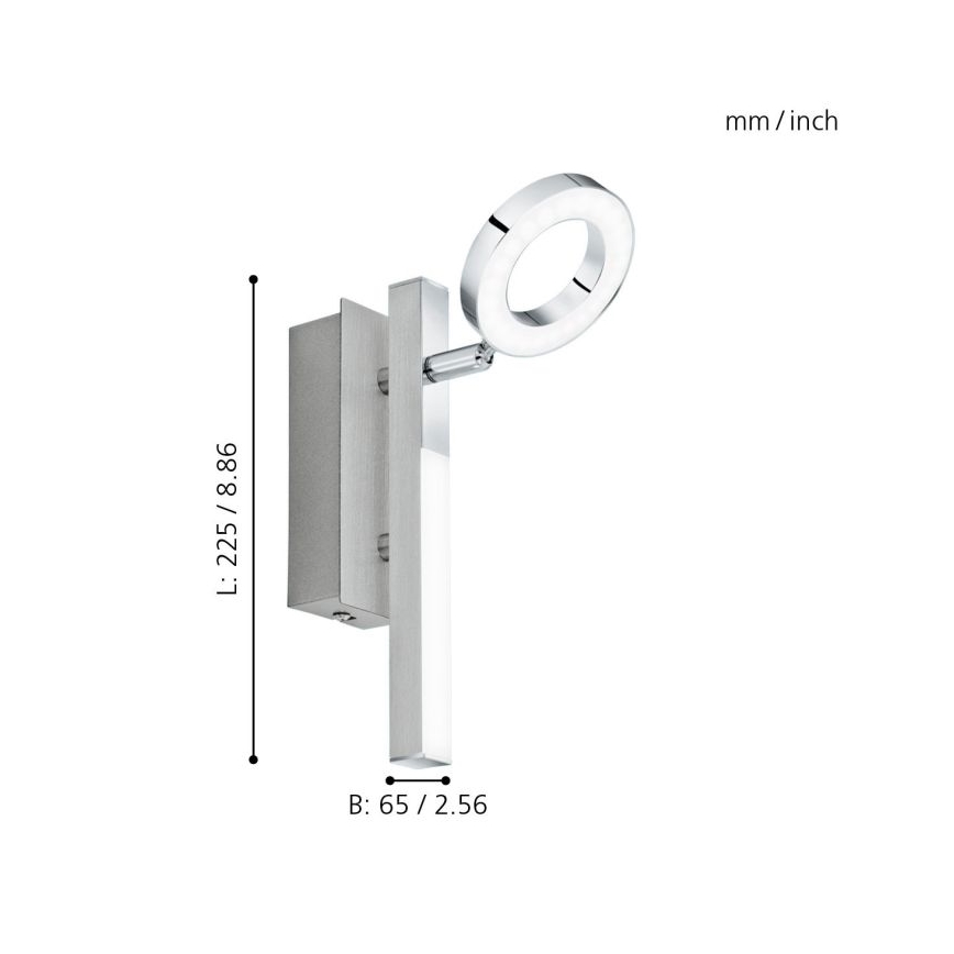 Eglo - Bodové svietidlo LED/3,2W + LED/2,2/230V