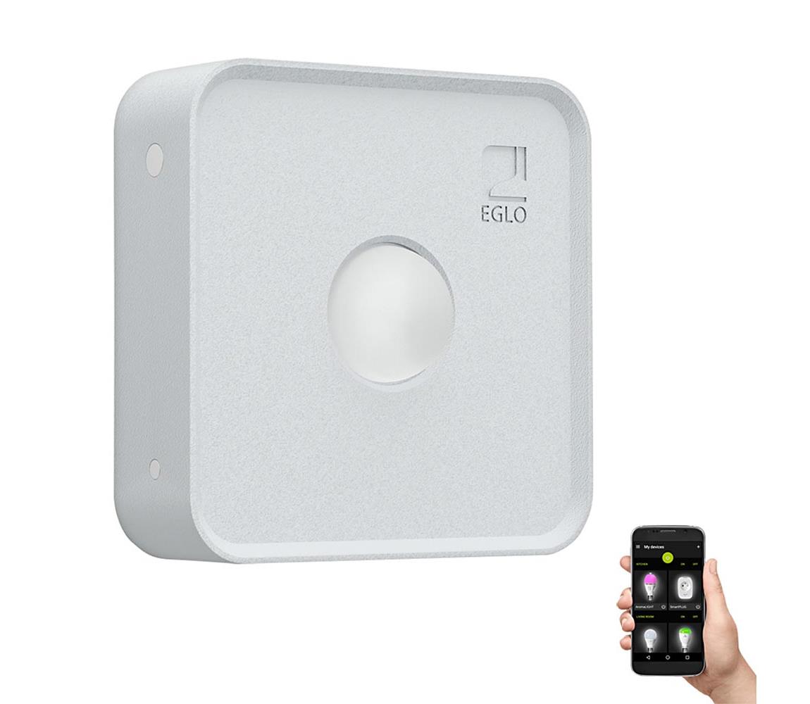 Eglo Eglo 97475 - Vonkajší pohybový senzor CONNECT SENSOR 12 m 3xAA biely IP44 