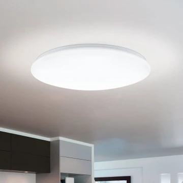 Eglo 97528 -LED Stmievateľné stropné svietidlo GIRON LED/80W/230V+diaľkové ovládanie