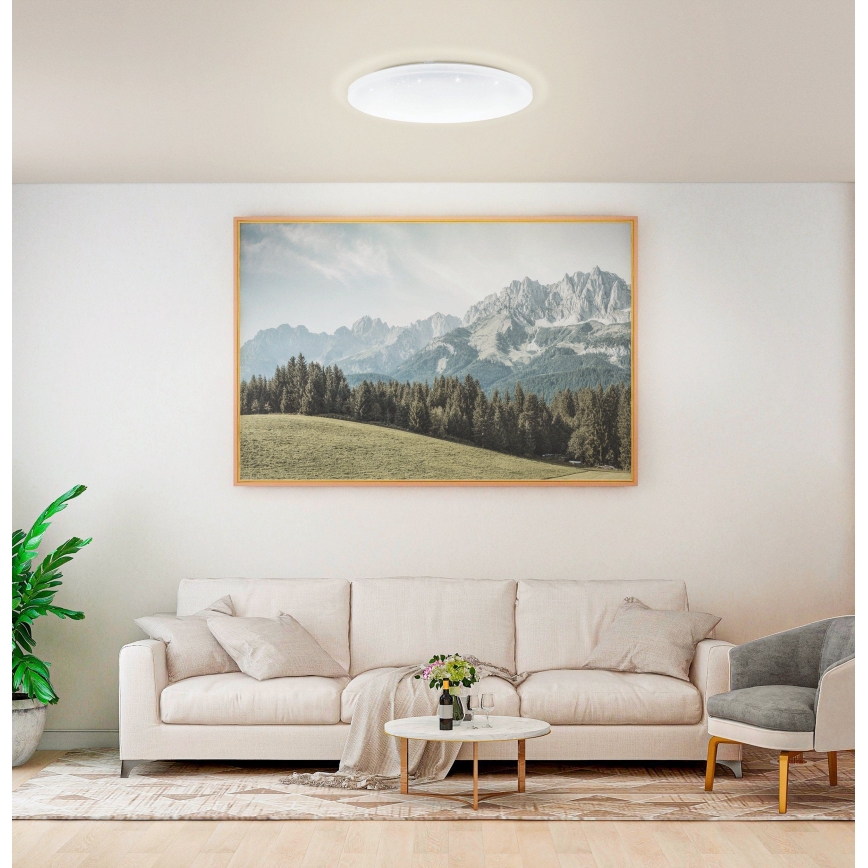 Eglo - LED Stmievateľné stropné svietidlo LED/36W/230V + diaľkové ovládanie