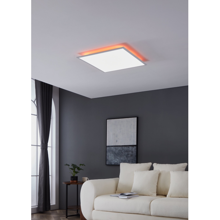 Eglo - LED RGBW Stmievateľné stropné svietidlo LED/32,5W/230V 2700-6500K 60x60 cm + diaľkové ovládanie