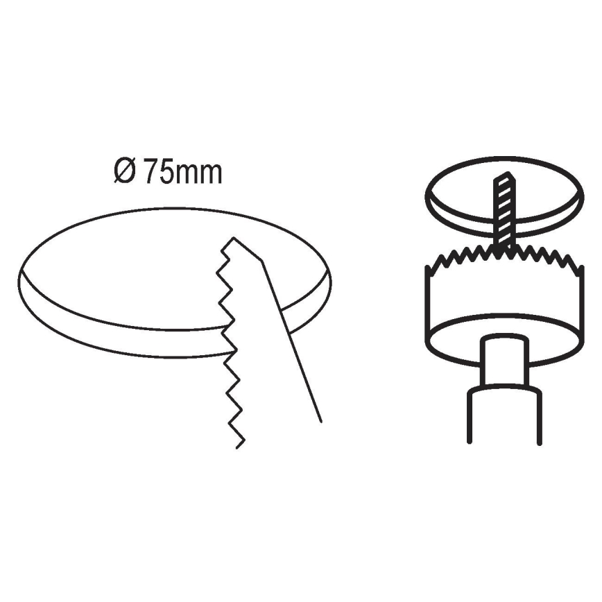 Eglo - LED Podhľadové svietidlo LED/2,7W/230V