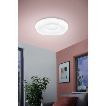 Eglo - LED Stmievateľné stropné svietidlo LED/18W/230V + diaľkové ovládanie