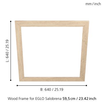 Eglo - Rám na svietidlo 640x640 mm