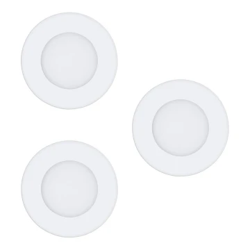 Eglo - SADA 3x LED Podhľadové svietidlo FUEVA-RW 1xLED/2,8W/230V