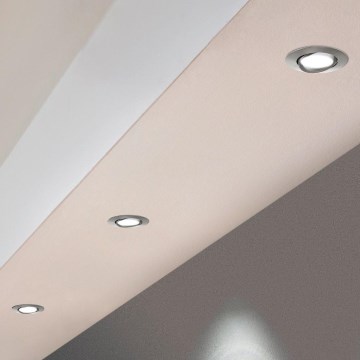 Eglo - SADA 3x LED Stmievateľné podhľadové svietidlo PINEDA 1xLED/5,5W/230V