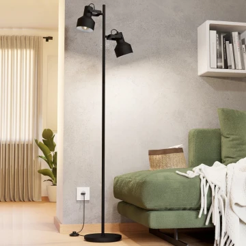 Eglo - Stojacia lampa 2xE27/28W/230V