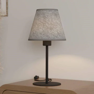 Eglo - Stolná lampa 1xE27/40W/230V šedá