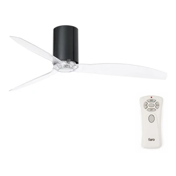 FARO 32040- Stropný ventilátor MINI TUBE FAN černá pr. 128 cm + diaľkové ovládanie