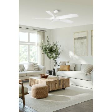 FARO 33548WP - LED Stropný ventilátor COCOS L LED/20W/230V biela pr. 137 cm SMART + diaľkové ovládanie