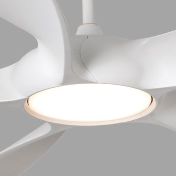 FARO 33548WP - LED Stropný ventilátor COCOS L LED/20W/230V biela pr. 137 cm SMART + diaľkové ovládanie