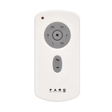 FARO 33722 - LED Stropný ventilátor NU LED/18W/230V biela pr. 132 cm + diaľkové ovládanie