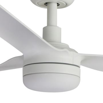 FARO 33814WP-20 - LED Stmievateľný stropný ventilátor PUNT M LED/24W/230V 3000K/4200K/6500K biela pr. 130 cm SMART + diaľkové ovládanie