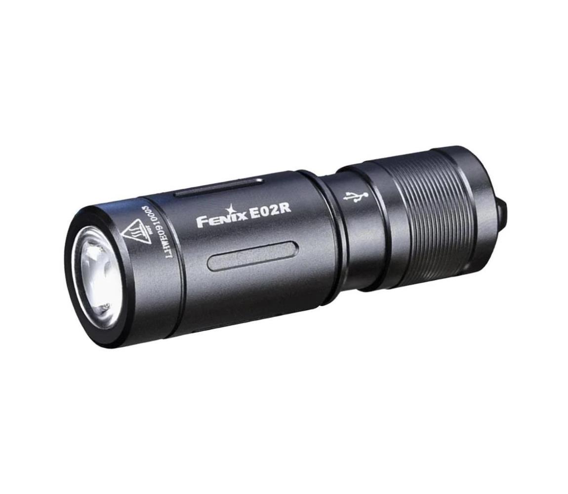 Fenix Fenix E02RBLC - LED Nabíjacia baterka LED/USB IP68 200 lm 6,5 h 