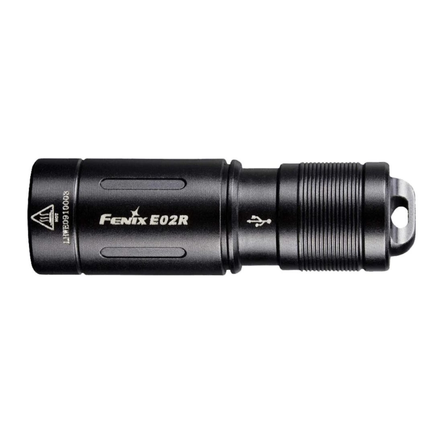 Fenix E02RBLC - LED Nabíjacia baterka LED/USB IP68 200 lm 6,5 h