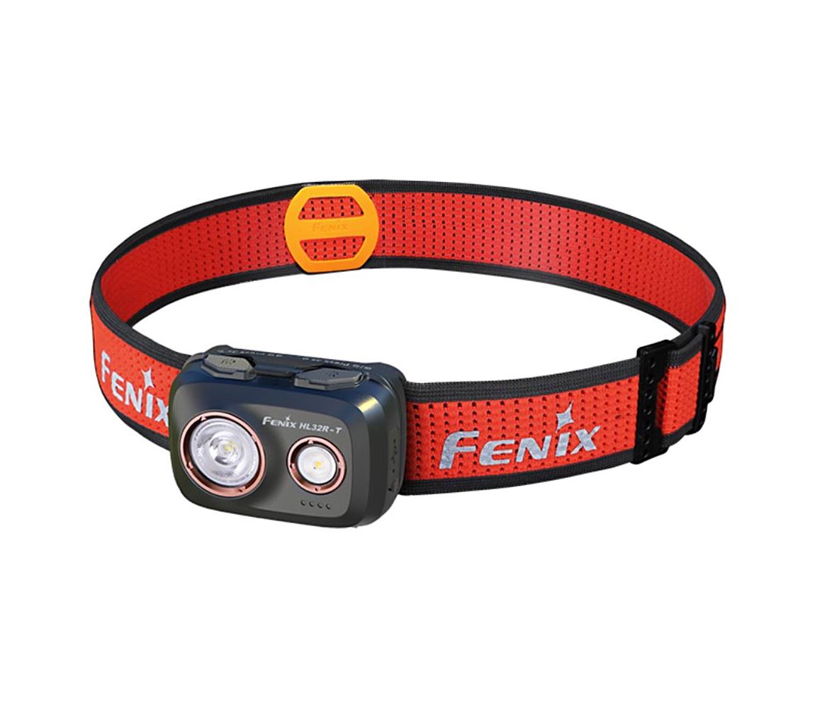 Fenix Fenix HL32RTBLCK - LED Nabíjacia čelovka LED/USB IP66 800 lm 300 h čierna/oranžová 