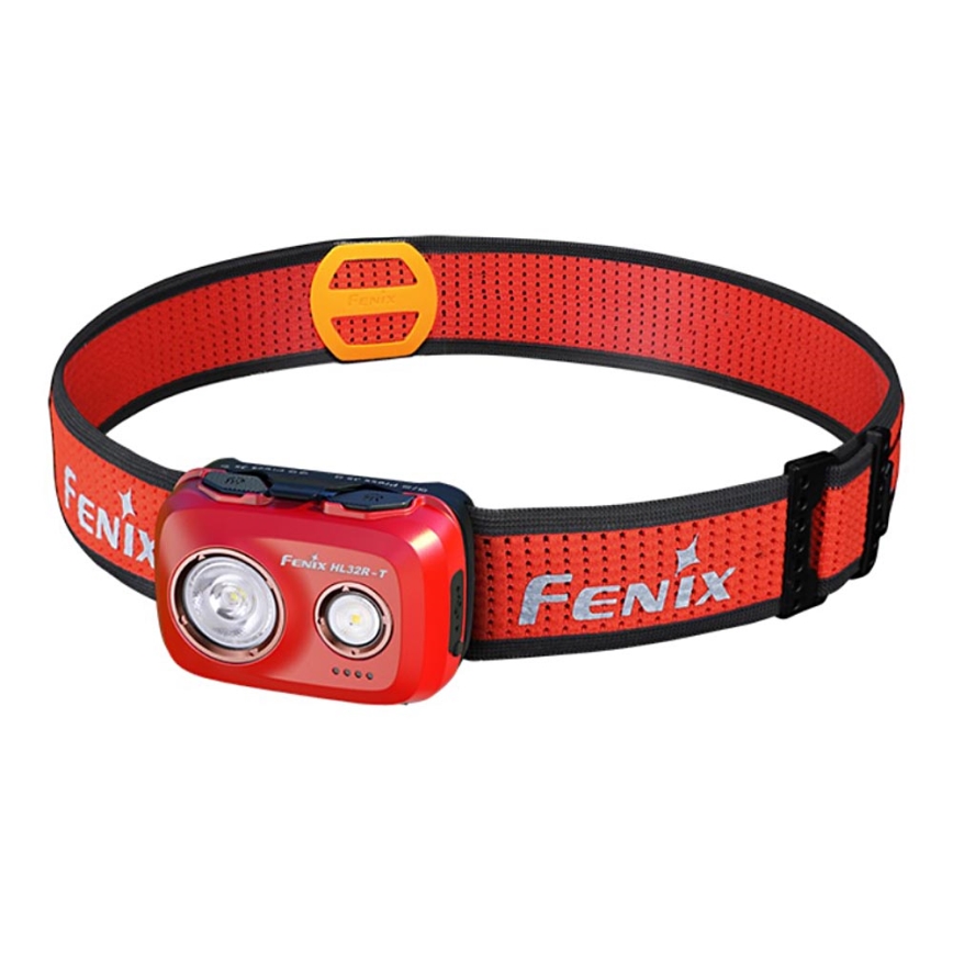 Fenix HL32RTRED - LED Nabíjacia čelovka LED/USB IP66 800 lm 300 h červená/oranžová