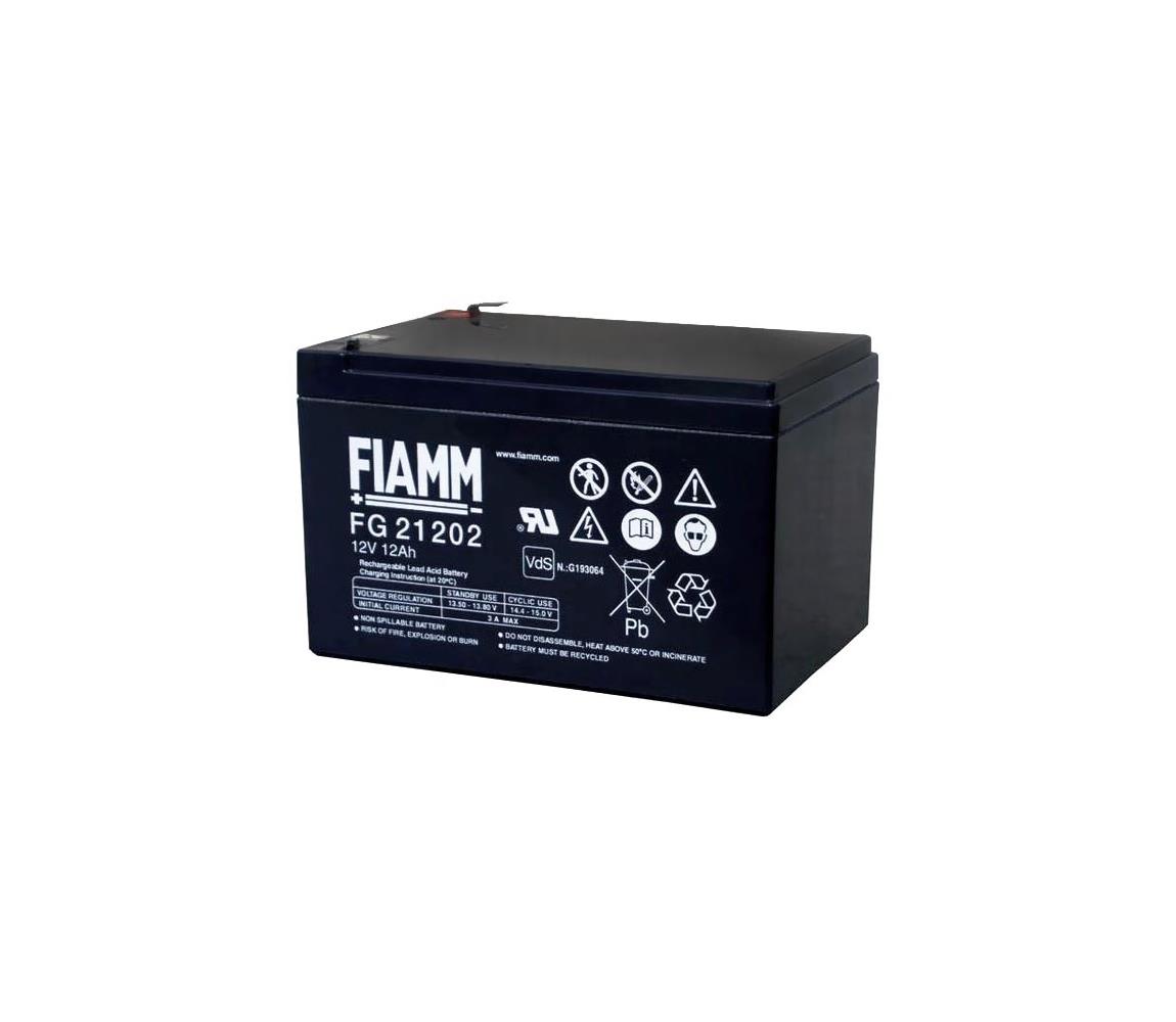 Obrázok Fiamm Fiamm FG21202 - Olovený akumulátor 12V/12Ah/faston 6,3mm FM004