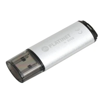 Flash Disk USB 64GB strieborná