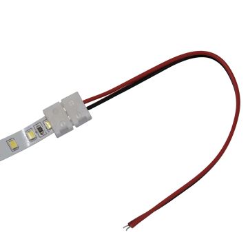 Flexibilný jednostranný konektor pre 2pinové LED pásiky 8 mm