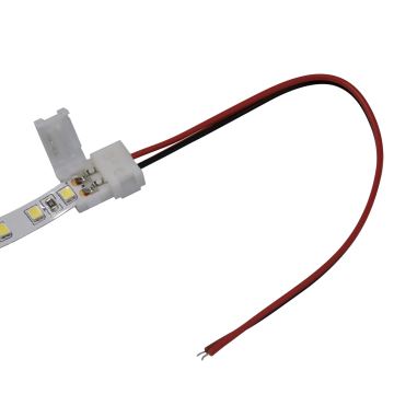 Flexibilný jednostranný konektor pre 2pinové LED pásiky 8 mm