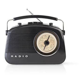 FM Rádio 4,5W/230V čierna