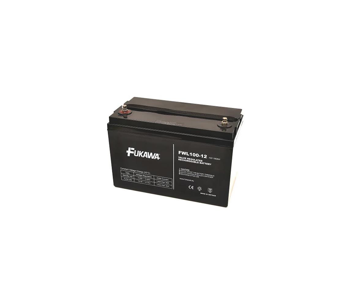 Fukawa FUKAWA FWL 100-12 - Olovený akumulátor 12V/100 Ah/závit M6 