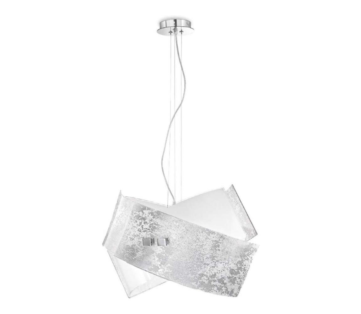 Gea Luce Gea Luce CAMILLA S G arg - Luster na lanku CAMILLA 2xE27/70W/230V strieborná 