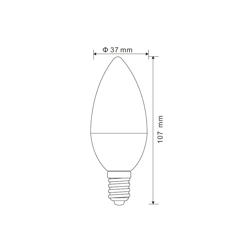 Globo - LED Stmievateľná žiarovka E14/5W/230V 4000K