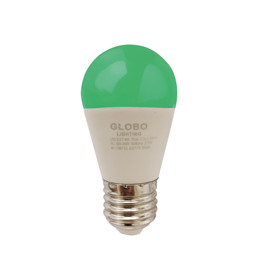 Globo - LED RGBW Stmievateľná žiarovka E27/6W/230V 3000K + diaľkové ovládanie