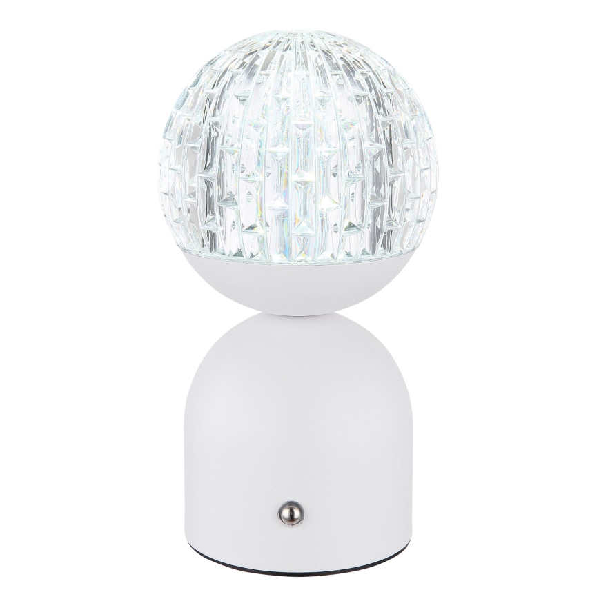 Globo - LED Stmievateľná dotyková stolná lampa LED/2W/5V 2700/4000/65000K 1800 mAh biela
