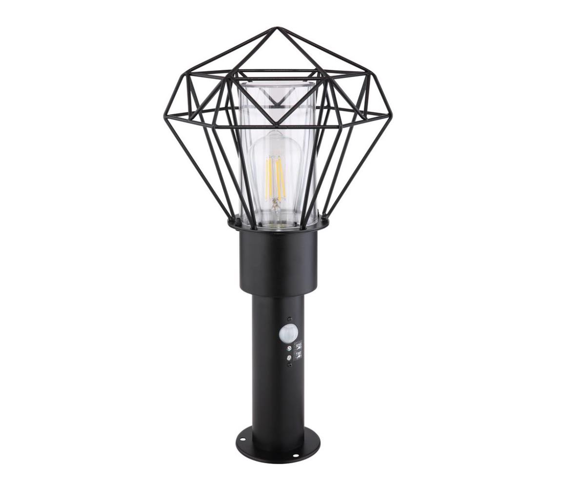 Globo Globo 31356S - Vonkajšia lampa so senzorom HORACE 1xE27/15W/230V IP44 