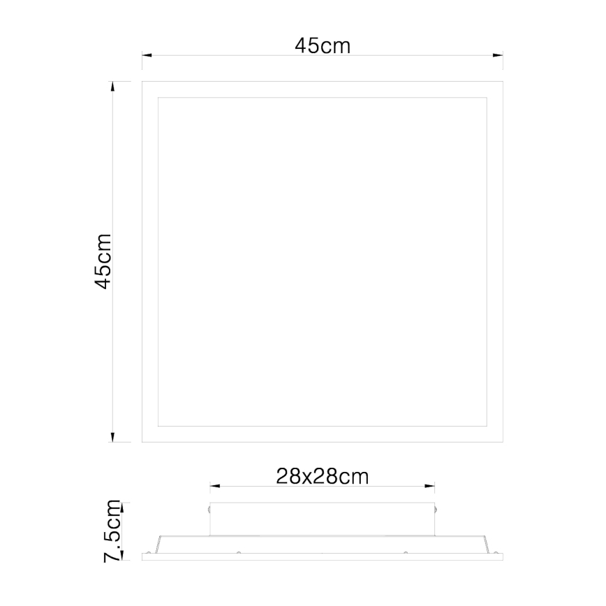 Globo - LED Stropné svietidlo LED/24W/230V