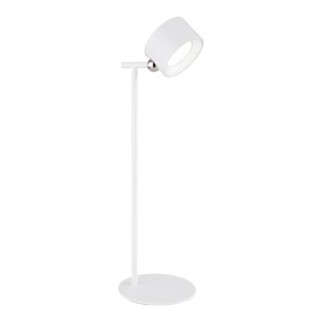 Globo - LED Stmievateľná dotyková stolná lampa 4v1 LED/4W/5V 3000/4000/5000K 1200 mAh biela