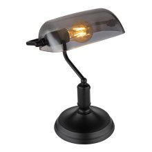 Globo - Stolná lampa 1xE27/60W/230V čierna