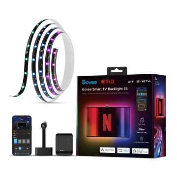 Govee - Backlight 3S Netflix TV 55-65" SMART LED podsvietenie RGBICW Wi-Fi + diaľkové ovládanie